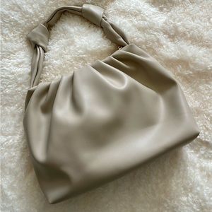 Ah-adorned, puffer shoulder bag